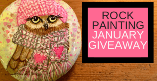 Valentine Owl Painted Rock Giveaway